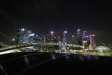 Fototapeta na wymiar Singapur Skyline Fullerton