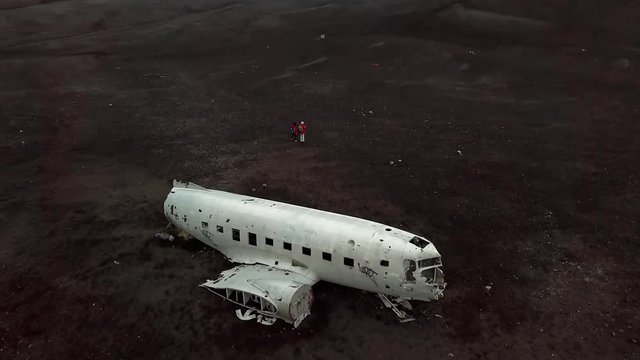Plane wreck in Iceland