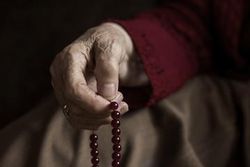 Rosary old woman