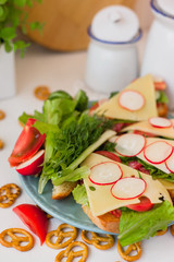 sandwiches on a plate