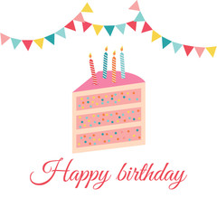 Happy Birthday greeting card - 207911505