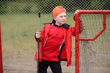 Training of young hockey players