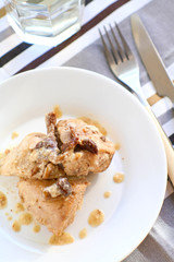 Chicken with mushrooms