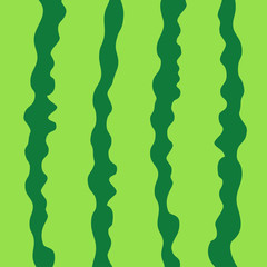Watermelon green striped peel skin rind cut with in a row. Macro closeup. Summer Seamless Pattern. Food background. Flat design.