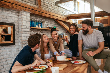 Good food and laughter go hand-in-hand