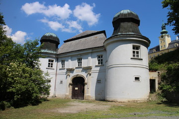 Fototapeta na wymiar Lower castle in Fulnek, Czech republic