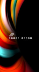 Blur color wave lines abstract background