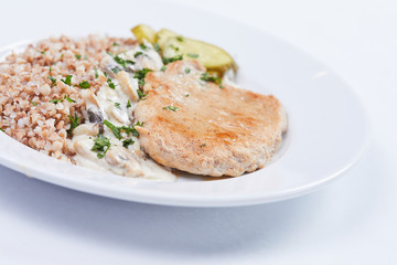 buckwheat with meat