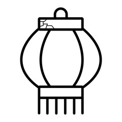 chinese lamp hanging icon