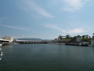 Fototapeta premium Shizuoka,Japan-June 3,2018: Numazu Port and fish market.