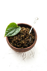 Mukhwas or Tambul is a fine mixture of Paan masala. It's popular mouth freshener from India consumed after meals. Also offered to Goddess Durga devi in puja