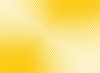 retro comic yellow background raster gradient halftone, stock vector illustration eps 10