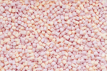 multicolored marshmallows, candy background