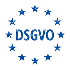 EU-DSGVO sign illustration