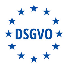 EU-DSGVO sign illustration