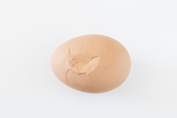 ひび割れた茹で卵