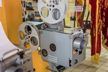 vintage ancient film projector