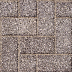 Seamless photo texture of pavement tile from natural stone