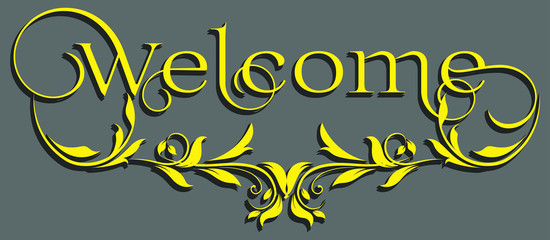 Welcome Home Tribal mit Text