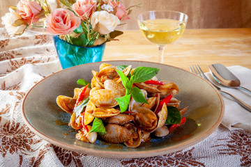 Fried Clams Chili,Thailand food