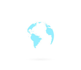 Earth icon ( north america side ) 