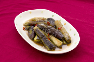 茄子甘辛醤油炒め