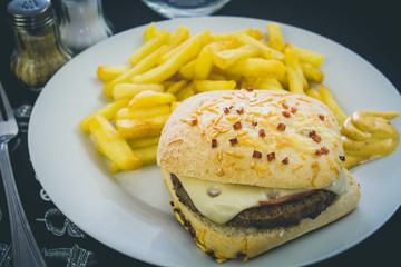 burger et frites