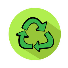 Recycle  sign icon