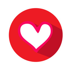 heart icon vector illustration