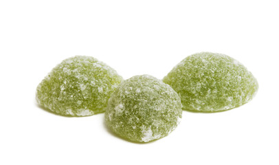 jelly fruit candy isolated