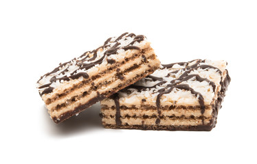 wafers coconut isolated