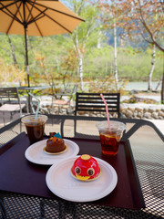 上高地　カッパのケーキ