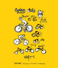 스포츠 포스터 / 손으로 그린 스포츠 그림