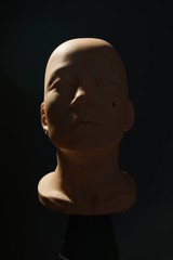 The study of lighting for eight direction by artificial source in photo studio.