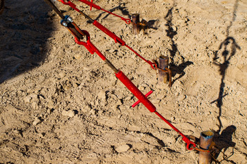 homemade red turnbuckle