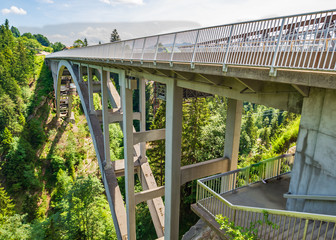 Brücke Tal Schlucht verbindung