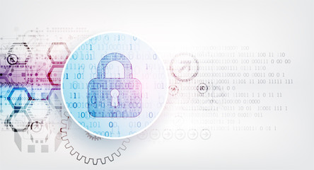 Obraz premium Protection concept. Protect mechanism, system privacy.