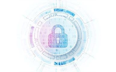 Obraz premium Protection concept. Protect mechanism, system privacy.