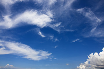 Blue sky and Clouds background