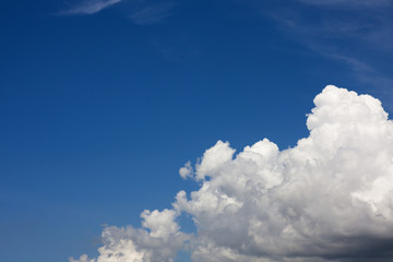 Naklejka na ściany i meble Blue sky and Clouds background