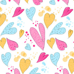 Pastel Heart patterned