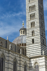 Fototapeta na wymiar Siena Cathedral in Italy
