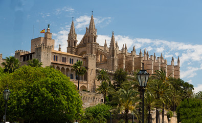 Fototapeta na wymiar Kathedrale La Seu in Palma de Mallorca