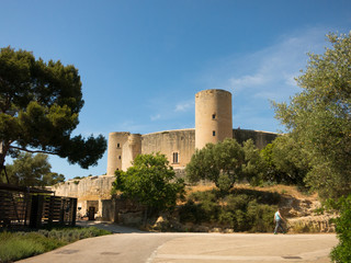 Fototapeta na wymiar Castell de Bellver in Palma de Mallorca