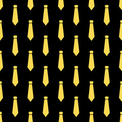 Vector seamless minimal pattern. Fashion background with neckties