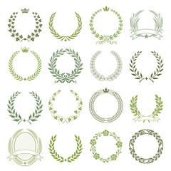 Laurel Wreaths Vector Collection