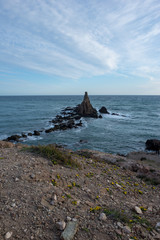 The reef of the mermaids in the cape de gata