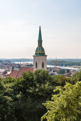 Naklejka premium Bratislava, Slovakia May 24, 2018: Saint Martin's Cathedral, Bratislava (Slovakia)