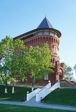 Water Tower or Vodonapornaya Bashnya. The building was built in 1912. Vladimir. Golden ring. Russia.
