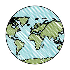 world planet earth icon vector illustration design